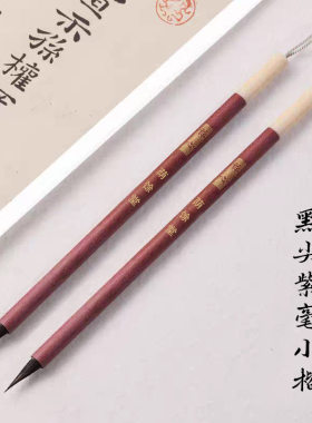 紫毫小楷文徵明草堂十志小行书临帖毛笔紫狼兼毫赵孟頫汉汲黯
