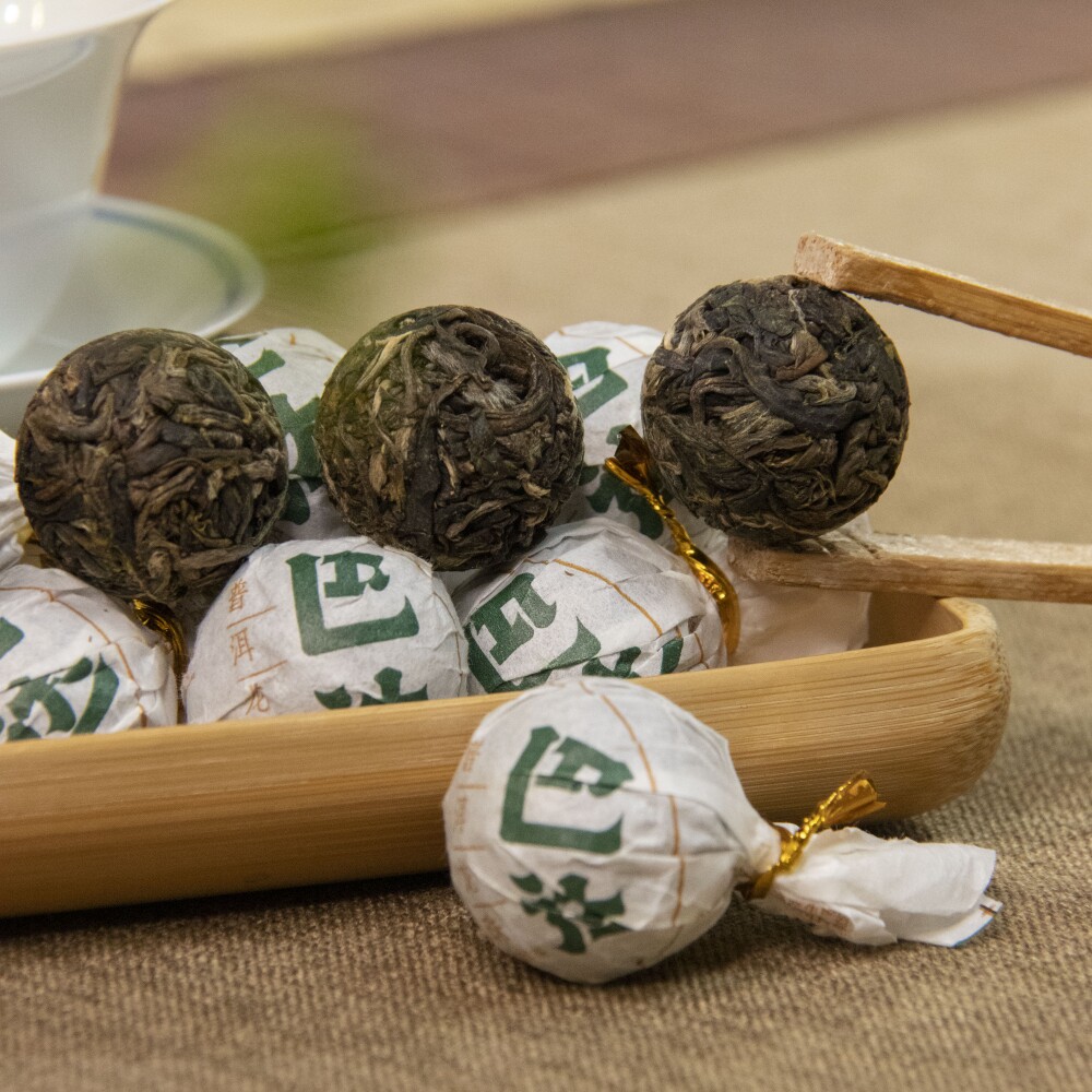 隆昌號普洱龙珠巴达云南省西双版纳州普洱茶生茶云南大叶种晒青茶