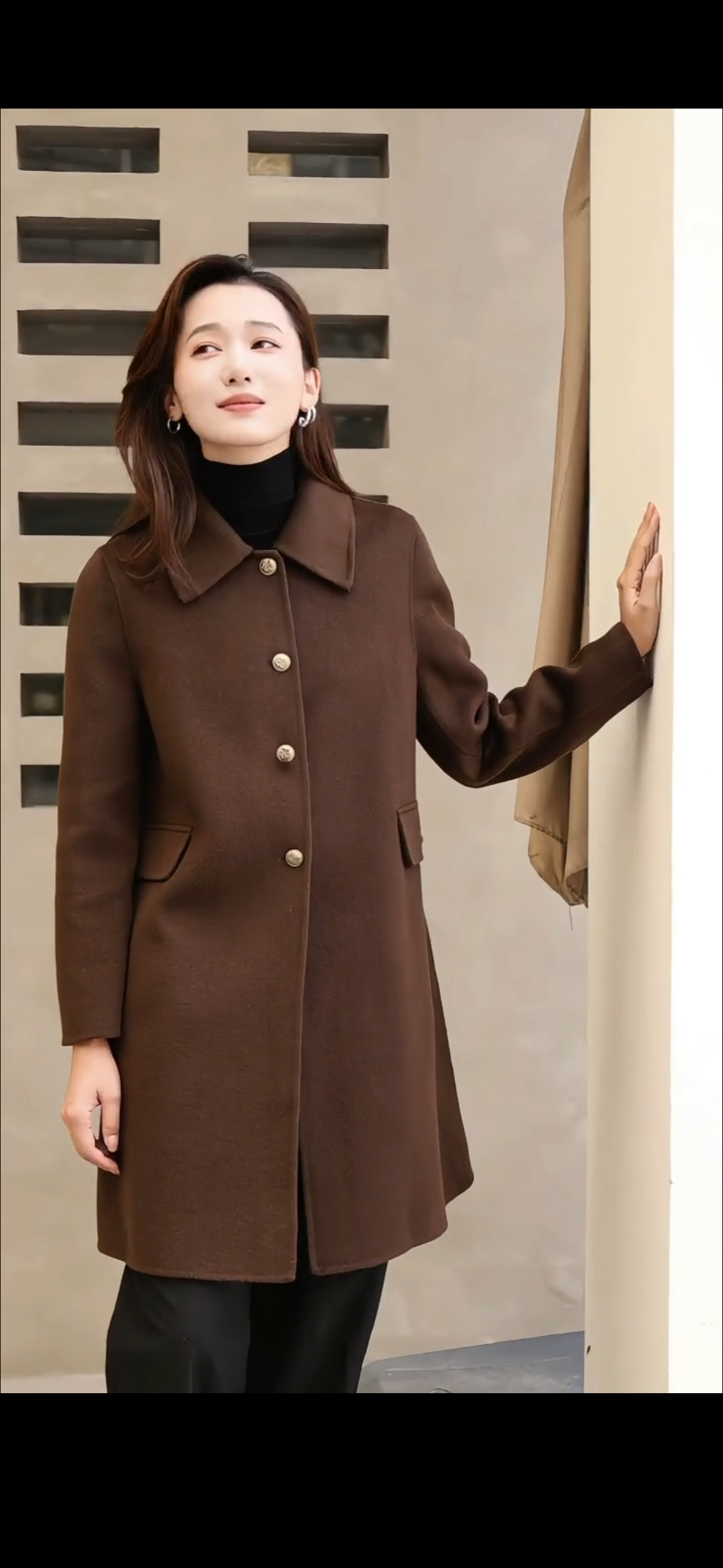 2025新款羊毛大衣商场同款24冬羊毛大衣毛呢外套