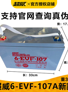 假一罚十超威电池6-EVF-100A107A安电动轿车洗地机清扫车专用包邮