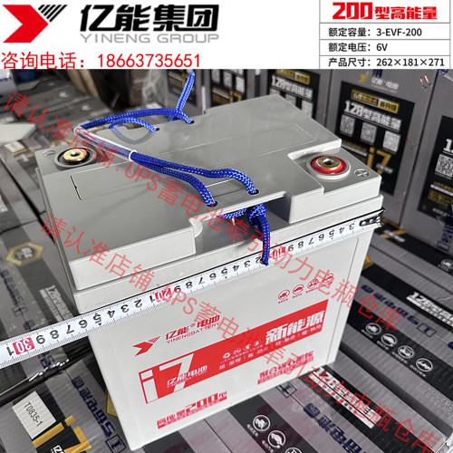 亿能3-EVF-200AH电池观光车专用