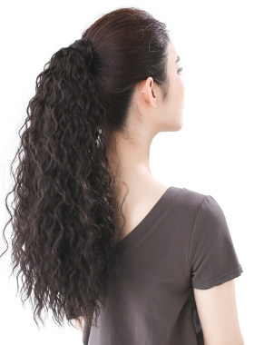 wigs2you波浪卷捆绑式玉米烫马尾