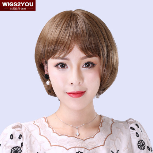 wigs2you短款清爽女士逼真bobo头