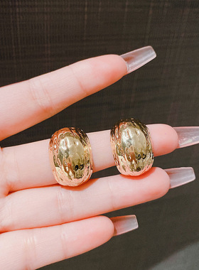 2024新款潮耳环夸张轻奢耳饰女个性小众设计感ins冷淡风百搭耳钉