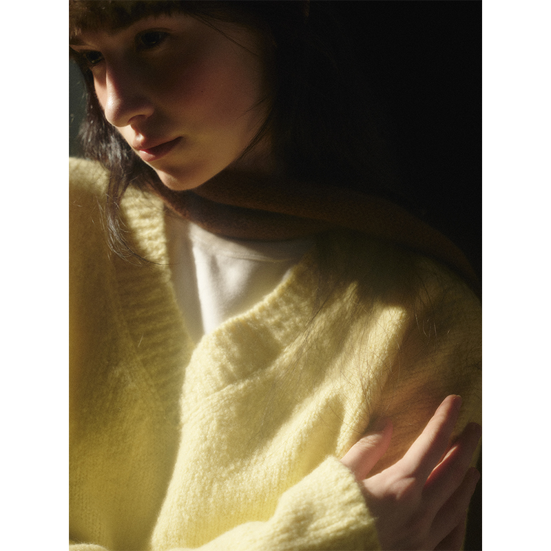 CycleDocument慵懒感V领毛衣