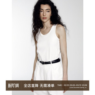 内搭打底衫 Cycle 通勤无袖 简约纯色弹力百搭背心女夏季 Document