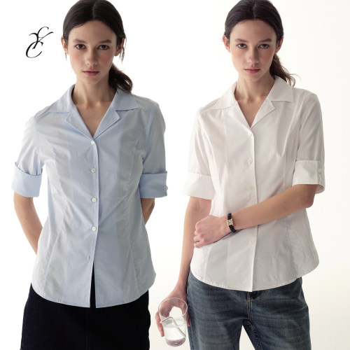 CycleDocument牛津纺半袖衬衫