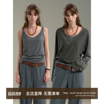 CycleDocument背心套头罩衫套装