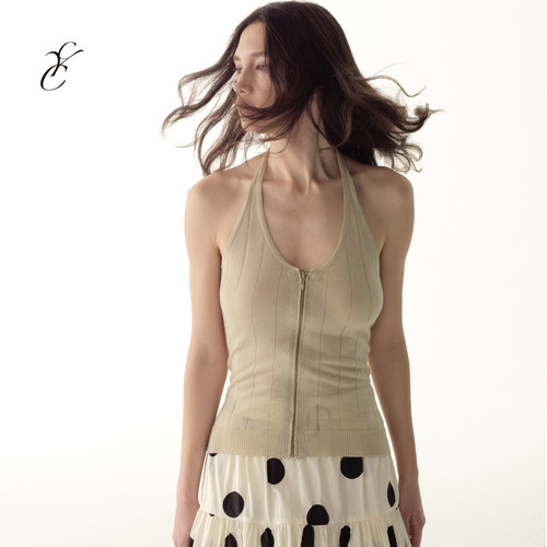 CycleDocument修身挂脖吊带背心