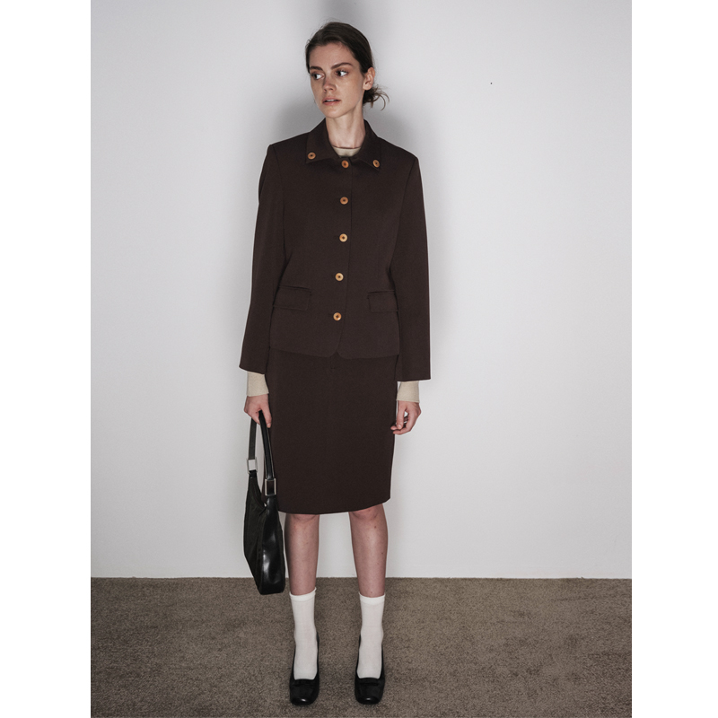 通勤职场气质直筒半身裙女