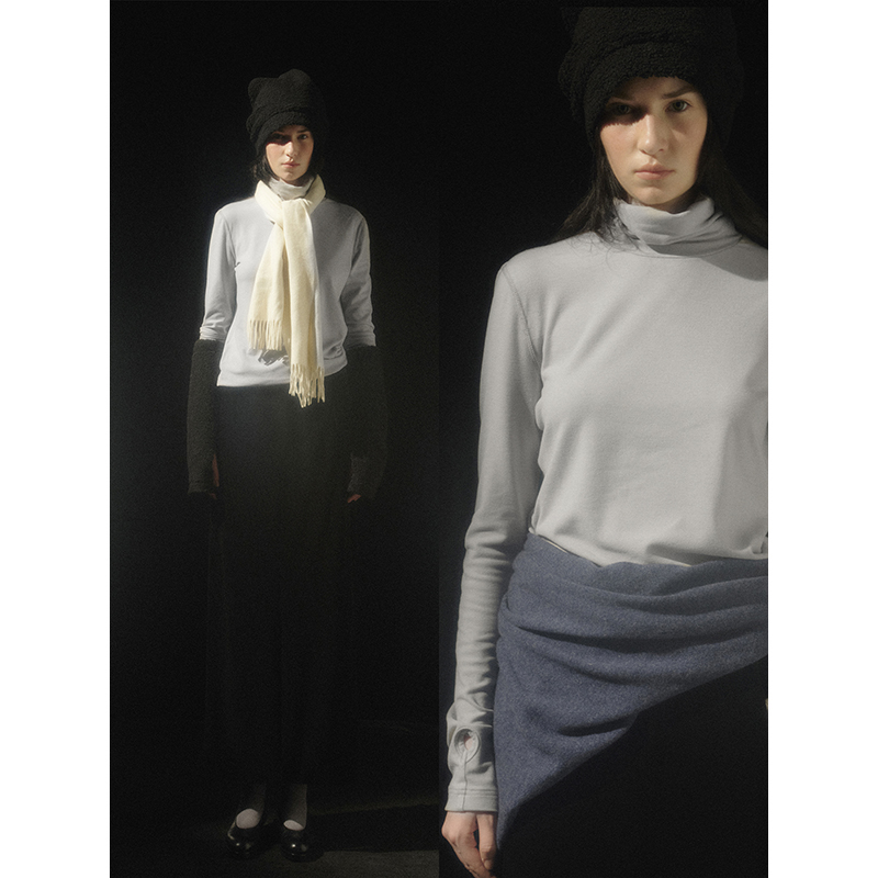 CycleDocument高领修身打底T恤