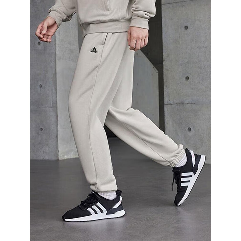 阿迪达斯Adidas运动裤男休闲裤针织卫裤小脚裤长裤IV7591