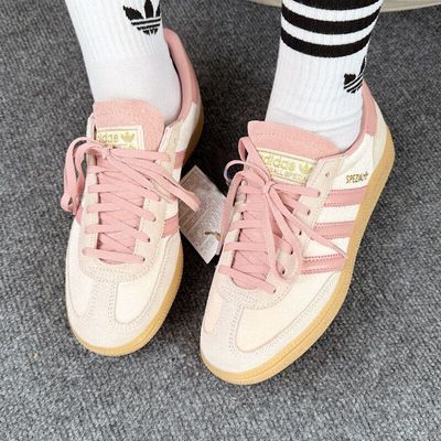 阿迪达斯三叶草女鞋新款运动鞋SAMBA经典德训鞋休闲鞋JR3646