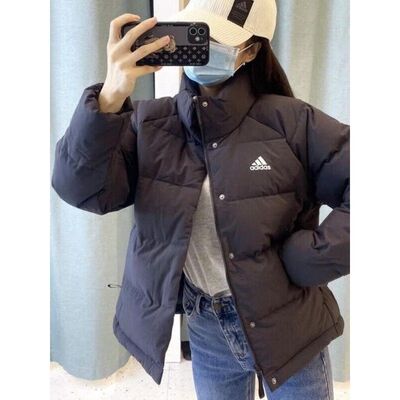 阿迪达斯防风保暖运动羽绒服