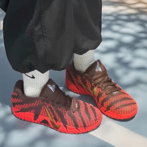 耐克儿童运动鞋Nike Ja 3 莫兰特三代红色实战篮球鞋IB4776-200