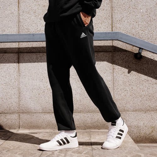 阿迪达斯Adidas长裤男跑步训练运动裤男束脚卫裤休闲裤JM9112