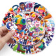 Brawl 50张荒野乱斗贴纸装 饰手账文具水杯电脑防水贴画儿童 Stras