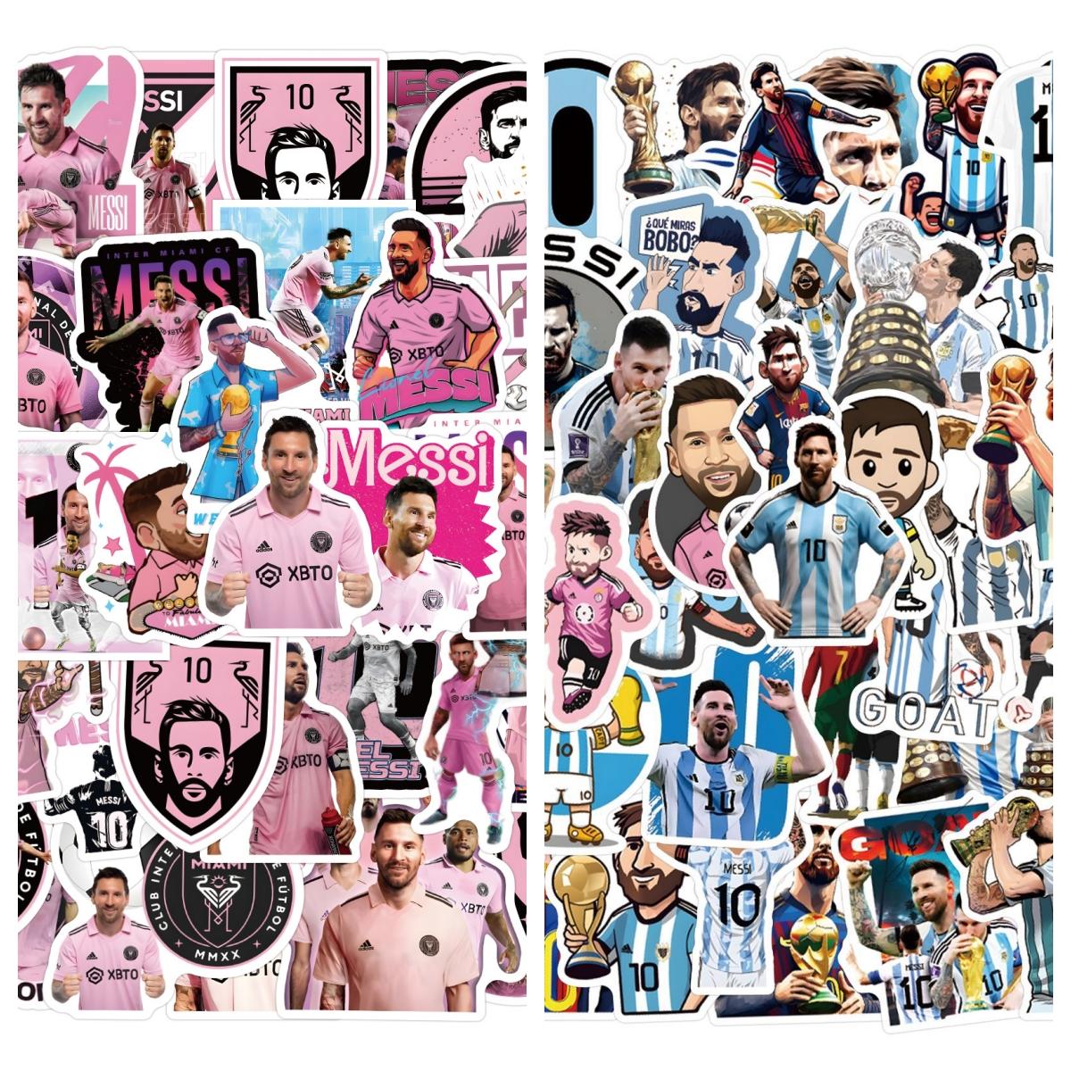 阿根廷世界足球先生球王梅西贴纸