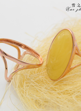 不退色玫瑰金戒指空托