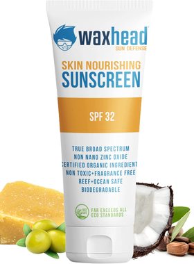 Waxhead Mineral Sunscreen - Kids Sunscreen, Won’t Burn Eyes