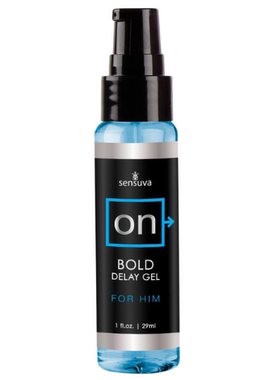 Sensuva On Bold Delay Desensitizing Gel for Men | 1 fl.oz.