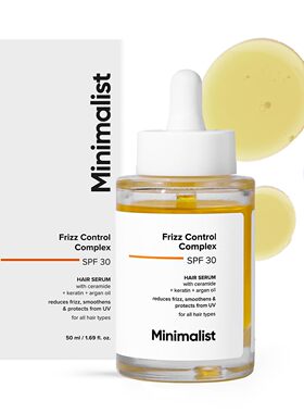 Minimalist Frizz Control Serum Complex with Keratin