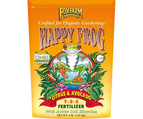 FoxFarm FX14640 Happy Frog 7 3 3 Organic Indoor Outdoor Citr