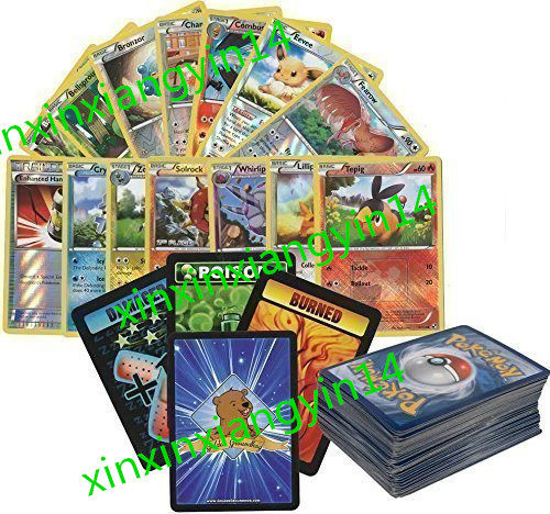 代 100 Assorted Pokemon Cards with Foils, 10 Promos!