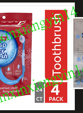 Colgate Max Fresh Wisp Disposable Mini Toothbrush, Peppermin
