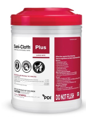 PDI Sani-Cloth Plus Germicidal Wipes, Hospital-Grade
