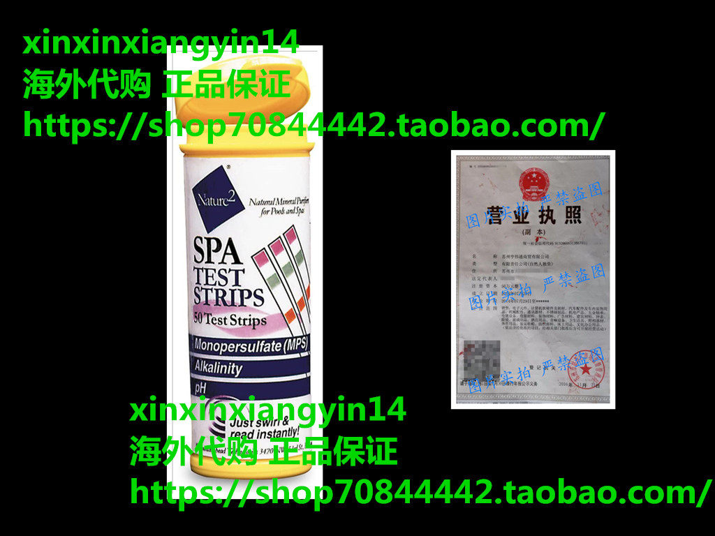 Nature2 W29300 Spa Test Strips, 50 Count (84235)