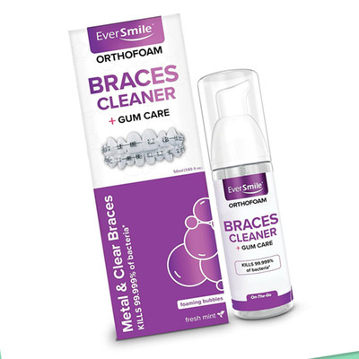 EverSmile OrthoFoam Braces Cleaner — Brushable Foam Whiten