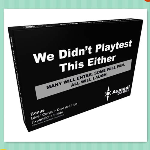 Asmadi Games We Didn't Playtest This Either Card Game