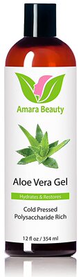 Amara Beauty Aloe Vera Gel from Organic Cold Pressed Aloe
