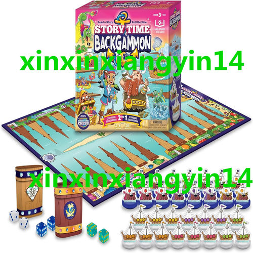 Story Time Backgammon Set for Beginners, Educational Learnin