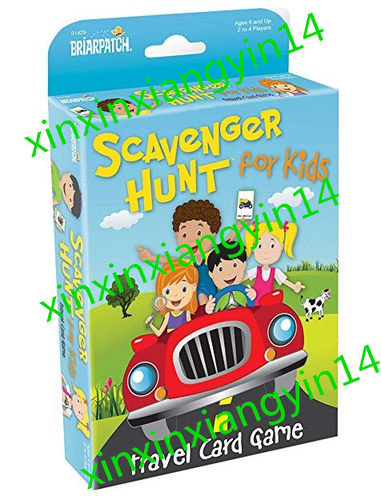 代 在途Travel Scavenger Hunt For Kids Card Game