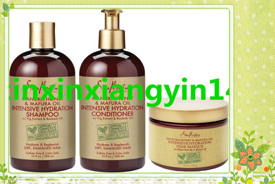 SheaMoisture Hydrate and Replenish Shampoo, Conditioner mask