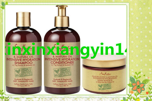 SheaMoisture Hydrate and Replenish Shampoo, Conditioner mask