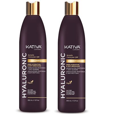 KATIVA Hyaluronic Q10 Shampoo and Conditioner
