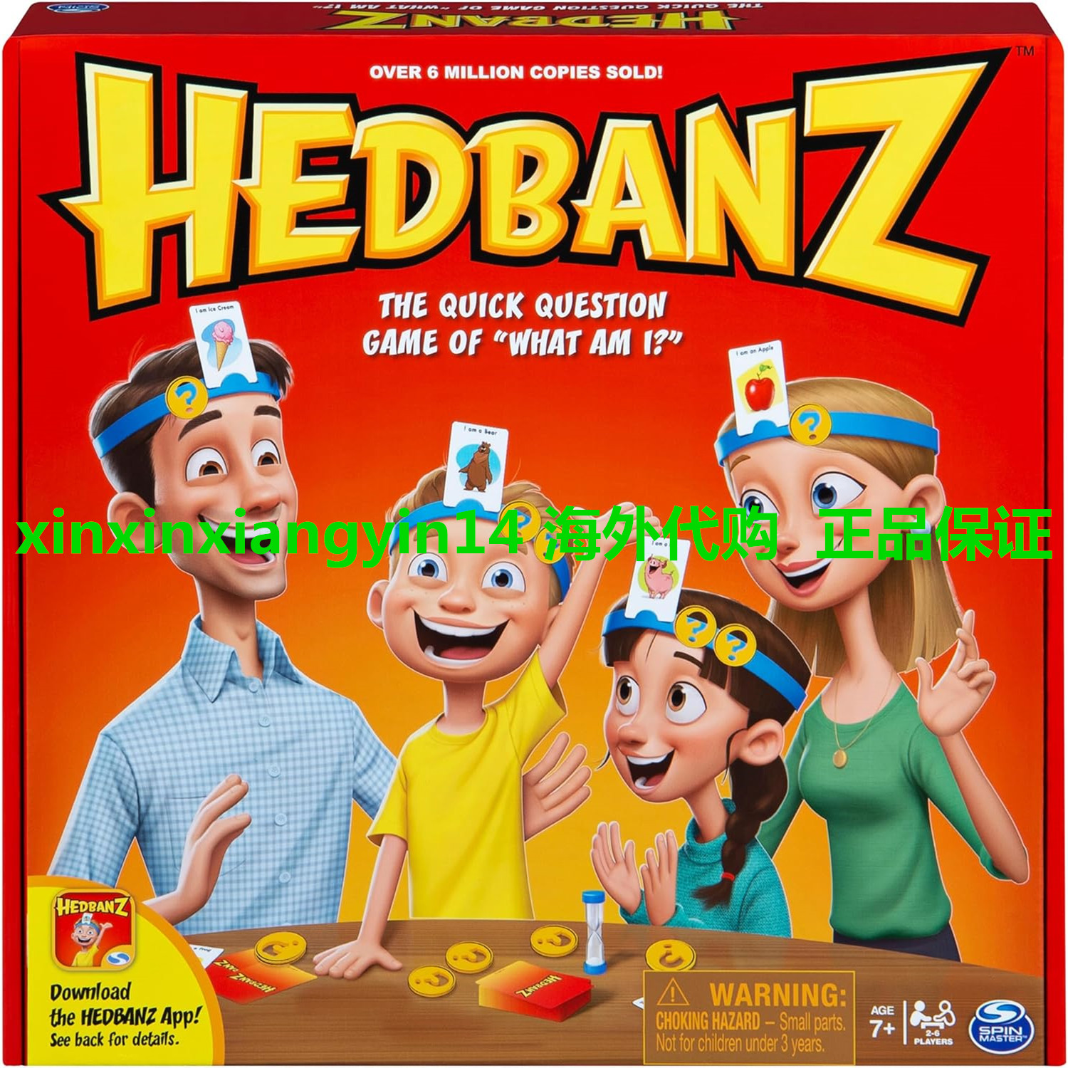 Hedbanz, Quick Question Picture Guessing Family Game