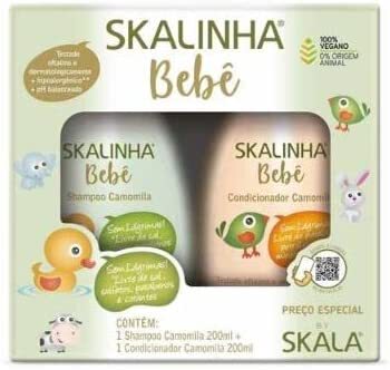 Skala - Linha Bebe - Kit Shampoo e Condicionador Camomila 2