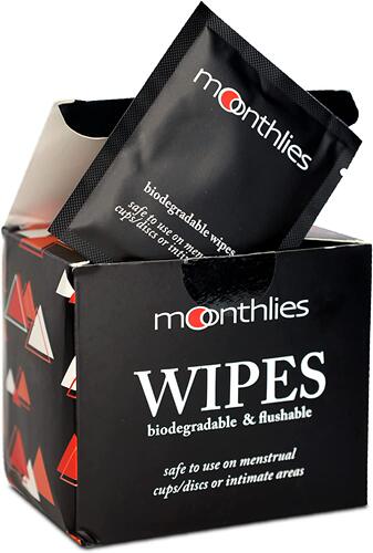 (30pcs) MOONTHLIES Menstrual Cup / Disc Wipes