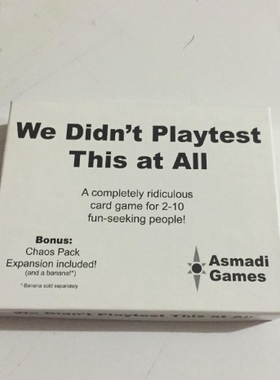 Asmadi Games We Didn't Playtest This at All纸牌游戏 - 混装