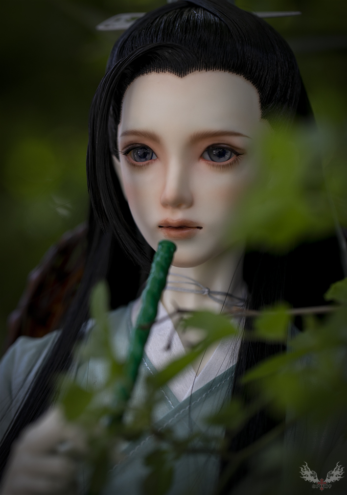 正版[鬼契人型]70CM大叔-修竹(1/3男娃BJD/SD娃娃)叔叔裸娃全套