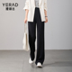 裤 子2026新款 西装 阔腿裤 宽松直筒裤 女春季 休闲裤 娅丽达窄版 女裤