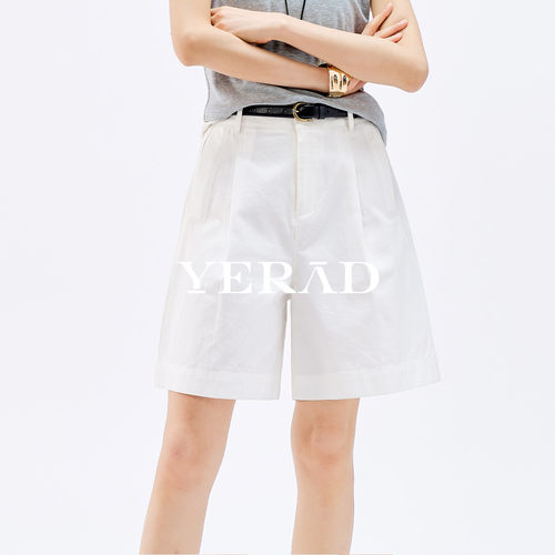 娅丽达莱赛尔四分短裤女夏薄款