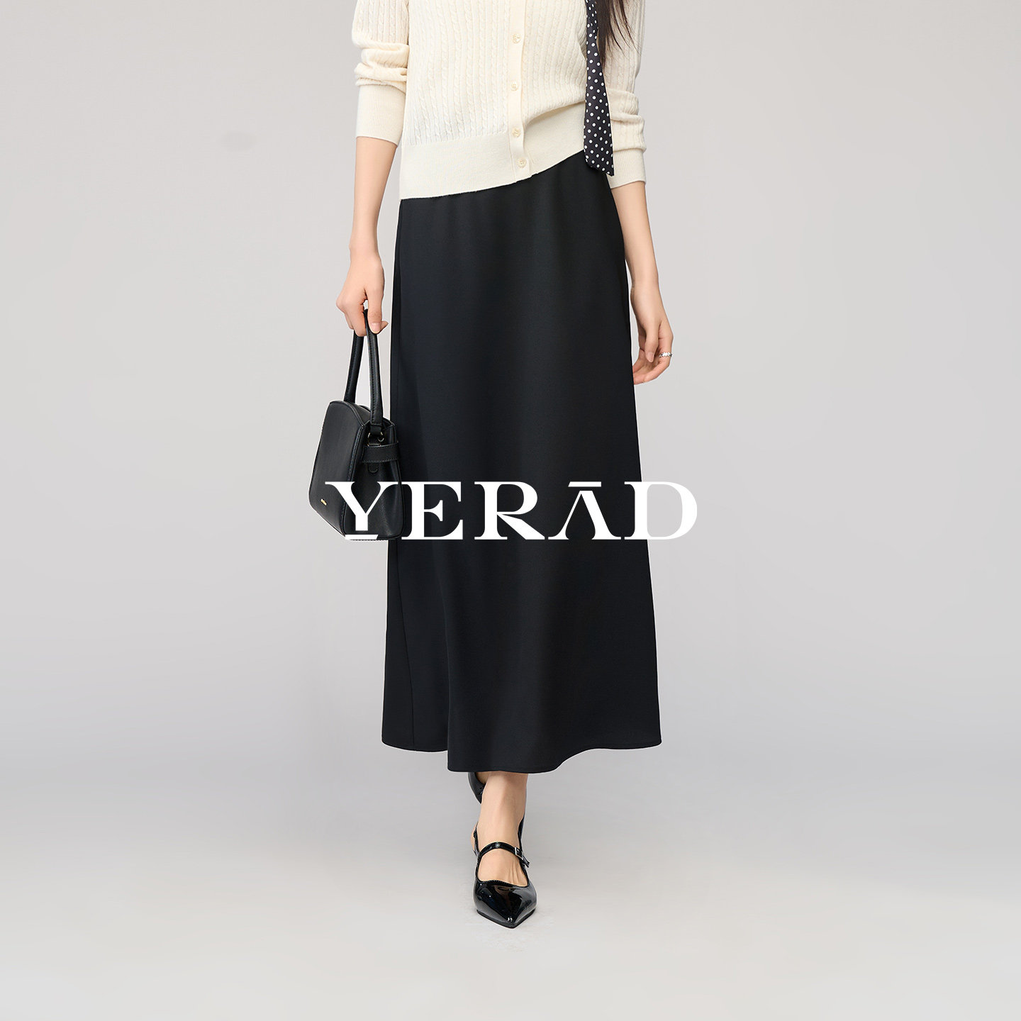 娅丽达通勤休闲优雅松紧腰半身裙女2026春季新款大码女装a字长裙,女装/女士精品,大码半身裙,淘宝优惠券,粉丝福利购,淘宝优惠卷