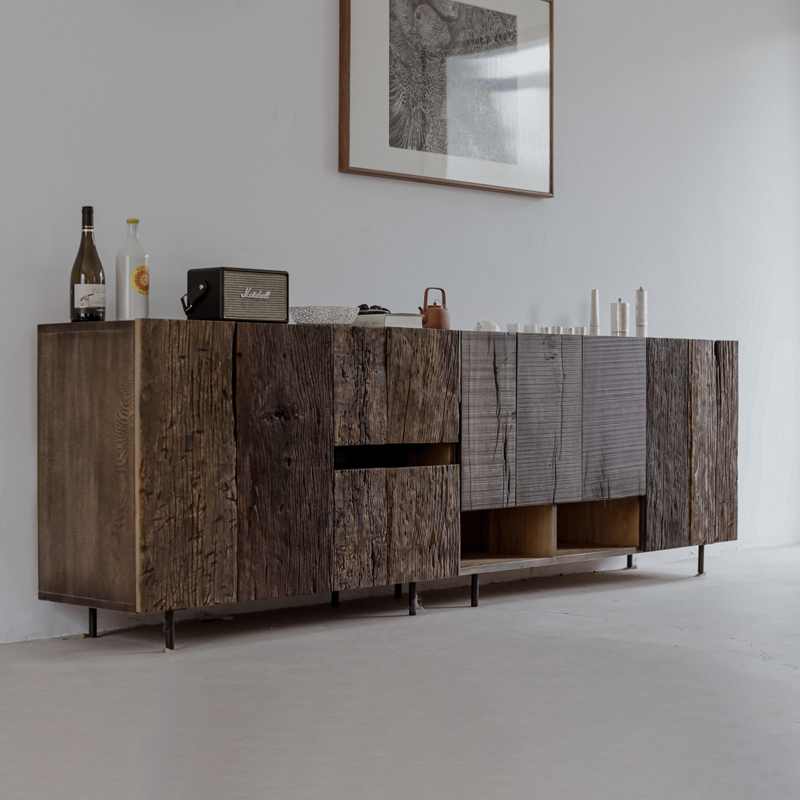 野木1978岁月边柜侘寂风柜门玄关柜电视柜客厅柜老木头中式,住宅家具,门厅/玄关柜/玄关架,淘宝优惠券,粉丝福利购,淘宝优惠卷