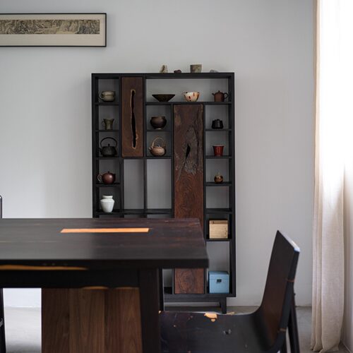 野木创意茶杯博古架阳台陈列柜