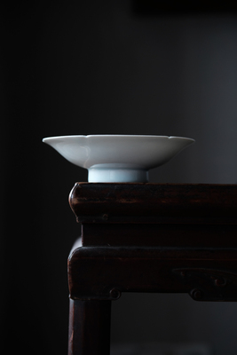 清雅精品系列葵口茶食点心碟